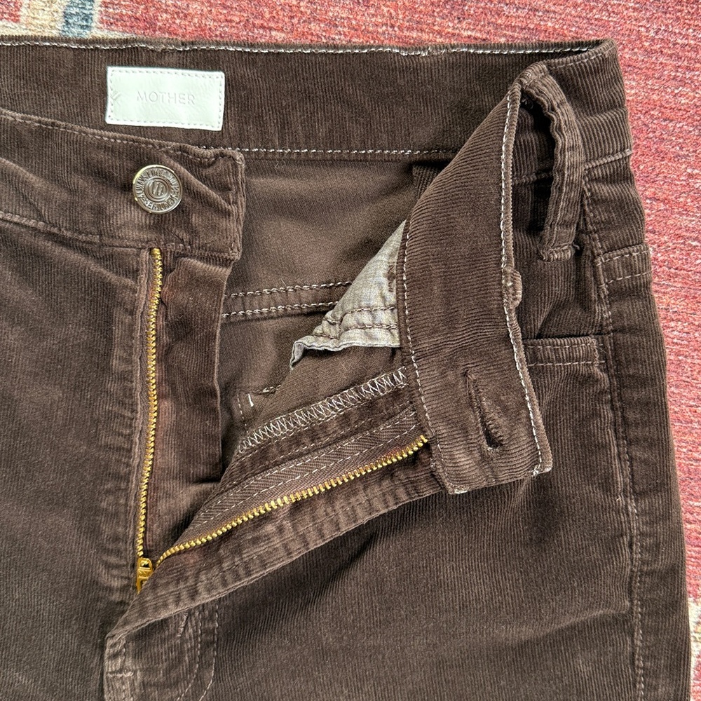 MOTHER The Hustler Ankle Fray Corduroy Pants Size 25* - Picture 13 of 15
